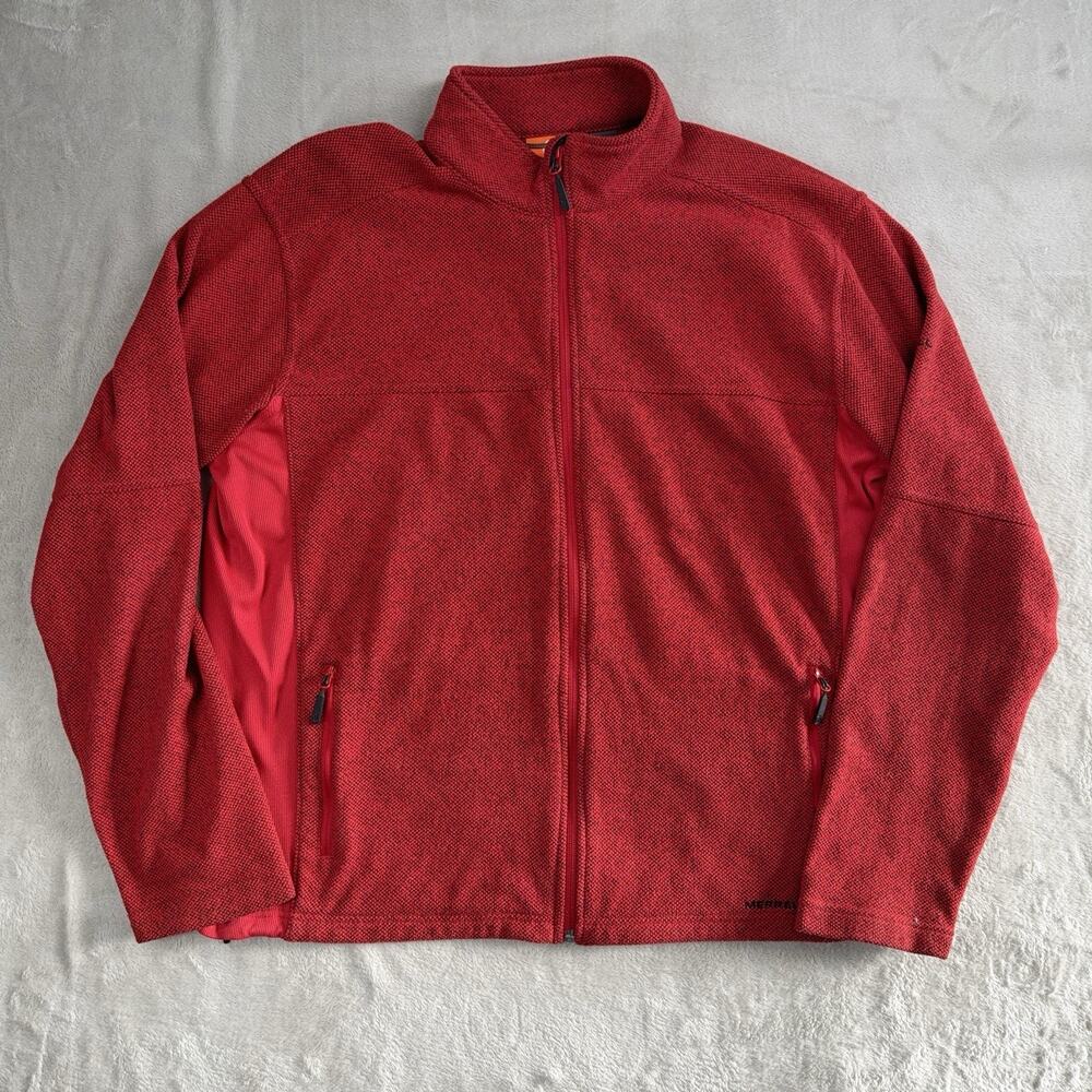 Merrell Mens Select Regular Zip Jacket Size XLarge Red